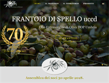 Tablet Screenshot of frantoiodispello.it